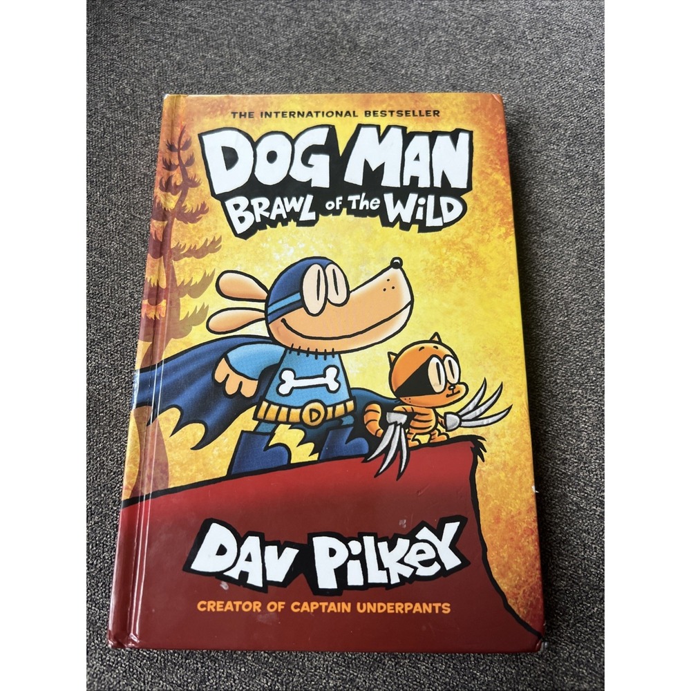 Scholastic Dog Man Brawl of the Wild Kids Book OS Multicolor Graphic Novel